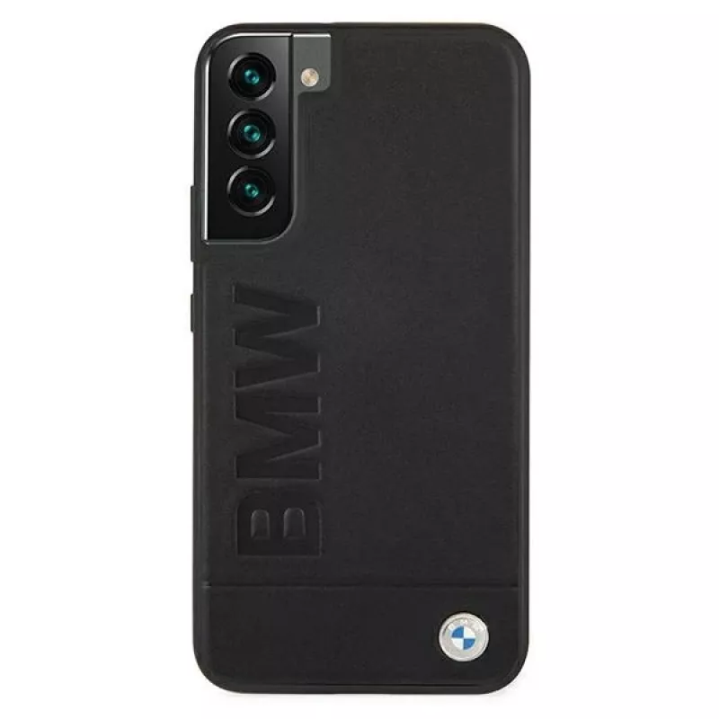 BMW Hardcase for Samsung Galaxy S22+ Black Signature Logo Imprint