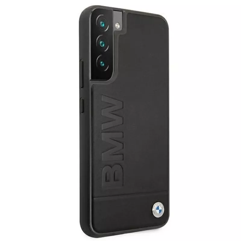 BMW Hardcase for Samsung Galaxy S22+ Black Signature Logo Imprint
