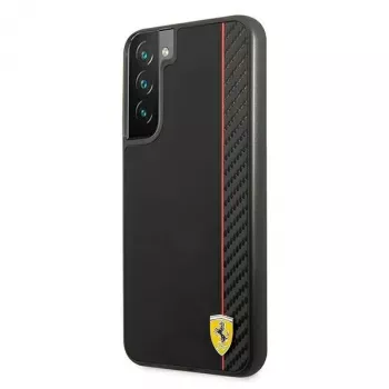 Ferrari FESAXHCS22MBK S22+ S906 Black Hardcase On Track Carbon Stripe