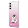 Karl Lagerfeld KLHCS22MCFNRCPI Hard Case for Samsung Galaxy S22+ / S906 - Pink Choupette Eat