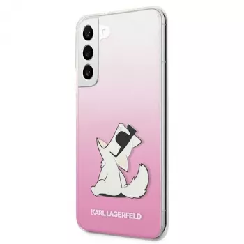 Karl Lagerfeld KLHCS22MCFNRCPI Hard Case for Samsung Galaxy S22+ / S906 - Pink Choupette Eat