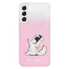 Karl Lagerfeld KLHCS22MCFNRCPI Hard Case for Samsung Galaxy S22+ / S906 - Pink Choupette Eat