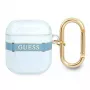 Guess GUA2HHTSB AirPods 1/2 dangtelis iš Blue Strap Collection, mėlynas