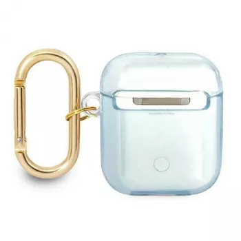 Guess GUA2HHTSB AirPods 1/2 Dangtelis Mėlynas Strap Collection