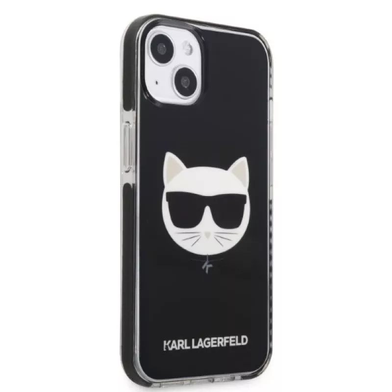 Karl Lagerfeld KLHCP13STPECK iPhone 13 mini 5.4 Hardcase Black Choupette Head