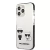 Karl Lagerfeld KLHCP13LTPEKCW iPhone 13 Pro / 13 6.1 Hardcase White Karl & Choupette