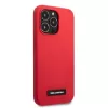 Karl Lagerfeld KLHCP13LSLMP1R Silicone Plaque Hard Case, skirta iPhone 13 Pro / 13 6,1 inch - Raudona