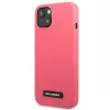 Karl Lagerfeld KLHCP13SSLMP1PI Silikoninis dėklas su plokštele, skirtas iPhone 13 Mini 5,4 inch, fuksija