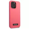 Karl Lagerfeld iPhone 13 Pro Max 6,7 inch Hardcase Fuchsia Silicone Plaque