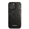 Karl Lagerfeld KLHCP13XMNMP1K iPhone 13 Pro Max 6.7″ kietas dėklas juodas Monogram Plaque