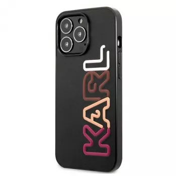 Karl Lagerfeld KLHCP13LPCOBK Kietasis dėklas, skirtas iPhone 13 Pro / iPhone 13 6,1 inch juodas Multipink Brand