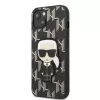Karl Lagerfeld KLHCP13SPMNIKBK iPhone 13 mini 5.4 Dėklas Hardcase Juodas Monogram Ikonik Patch