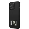 Karl Lagerfeld KLHCP13L3DKPK Ikonik Patch Hard Case, iPhone 13 Pro / 13 6,1 inch - Juoda