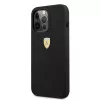 Ferrari FESSIHMP13LBK iPhone 13 Pro / 13 Silicone Hardcase MagSafe Black