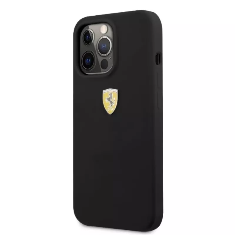 Ferrari FESSIHMP13XBK iPhone 13 Pro Max 6,7 inch Black Hardcase Silicone MagSafe