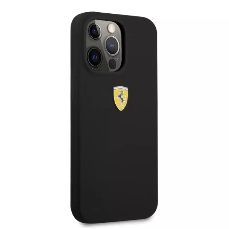 Ferrari FESSIHMP13XBK iPhone 13 Pro Max 6,7 inch Black Hardcase Silicone MagSafe