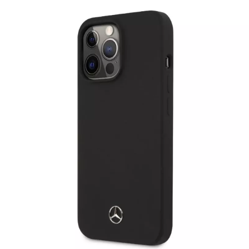 Mercedes-Benz MEHMP13LSILBK iPhone 13 Pro/13 6,1 inch Black Silicone Hard Case with MagSafe