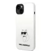 Karl Lagerfeld KLHMP14MSNCHBCH Hardcase Silicone MagSafe Case for iPhone 14 Plus / 15 Plus 6,7 inch White Choupette
