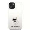 Karl Lagerfeld KLHMP14MSNCHBCH Hardcase Silicone MagSafe Case for iPhone 14 Plus / 15 Plus 6,7 inch White Choupette