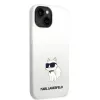 Karl Lagerfeld KLHMP14MSNCHBCH Hardcase Silicone MagSafe Case for iPhone 14 Plus / 15 Plus 6,7 inch White Choupette