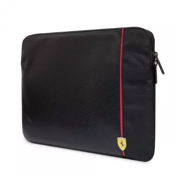 Ferrari Sleeve FECS14AXBK 14 inch Carbon & Smooth Laptop Sleeve Black