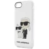Karl Lagerfeld KLHCI8HNKCTGT iPhone 7/8/SE 2020 / SE 2022 Skaidrus kietas dėklas su blizgučiais Karl & Choupette