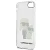 Karl Lagerfeld KLHCI8HNKCTGT iPhone 7/8/SE 2020 / SE 2022 Skaidrus kietas dėklas su blizgučiais Karl & Choupette