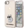 Karl Lagerfeld KLHCI8HNCHTCP Ikonik Choupette kietas dėklas, skirtas iPhone 7/8/SE 2020/SE 2022, rožinis