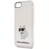 Karl Lagerfeld KLHCI8HNCHTCP Ikonik Choupette kietas dėklas, skirtas iPhone 7/8/SE 2020/SE 2022, rožinis