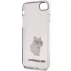 Karl Lagerfeld KLHCI8HNCHTCP Ikonik Choupette kietas dėklas, skirtas iPhone 7/8/SE 2020/SE 2022, rožinis