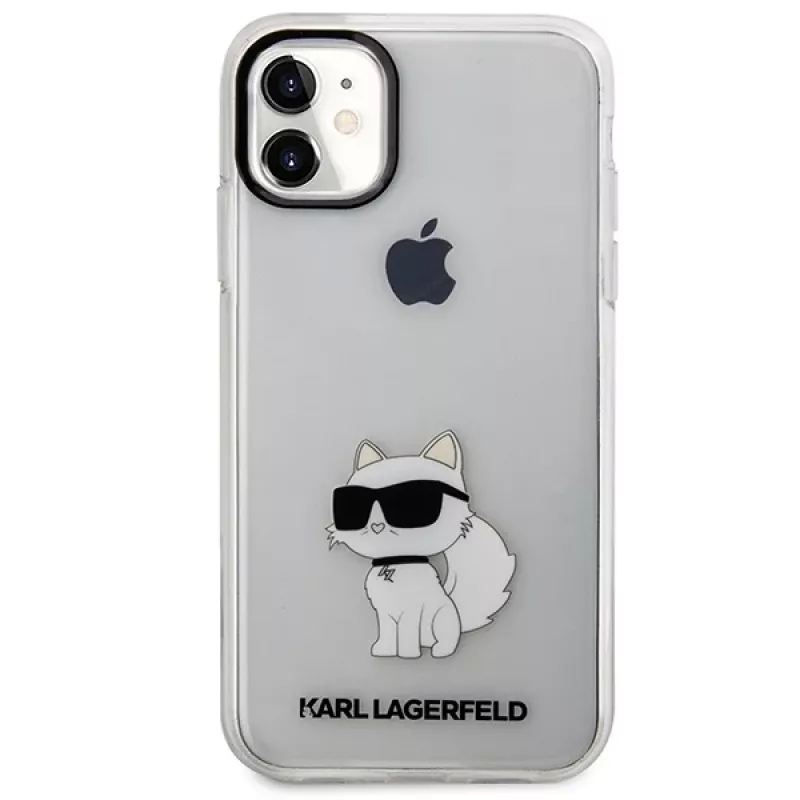 Karl Lagerfeld Ikonik Choupette Hard Case for Apple iPhone 11 / XR 6,1 inch Transparent