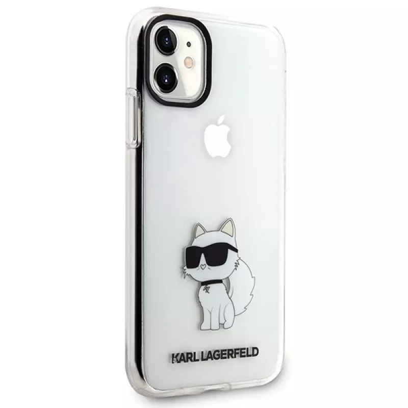 Karl Lagerfeld Ikonik Choupette Hard Case for Apple iPhone 11 / XR 6,1 inch Transparent