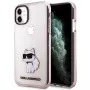 Karl Lagerfeld Ikonik Choupette Hard Case for iPhone 11 / XR 6,1 inch - Pink