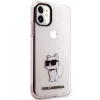 Karl Lagerfeld Ikonik Choupette Hard Case for iPhone 11 / XR 6,1 inch - Pink