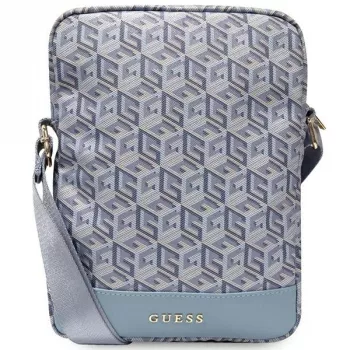 Guess GUTB10HGCFSEB GCube Stripe Tablet Bag 10 inch Blue