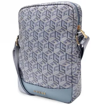 Guess GUTB10HGCFSEB GCube Stripe Tablet Bag 10 inch Blue