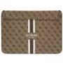 Guess Sleeve GUCS16P4RPSW 16 inch Brown 4G Printed Stripes