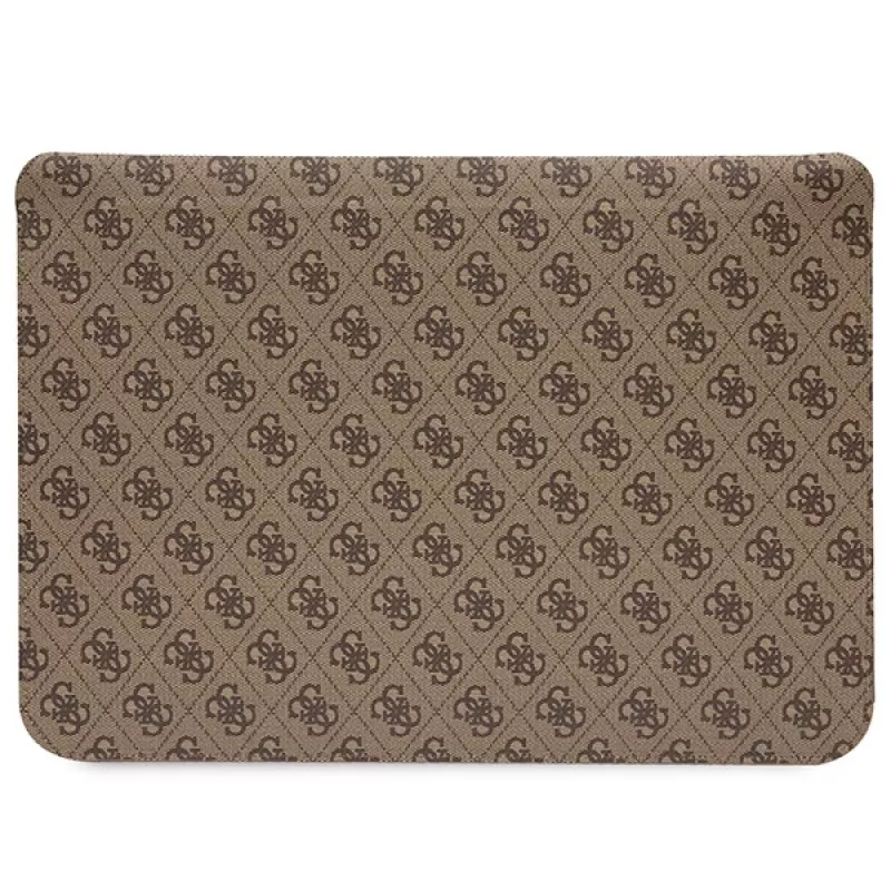 Guess Sleeve GUCS16P4RPSW 16 inch Brown 4G Printed Stripes