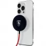 Ferrari FECBMSMENK 15W MagSafe belaidžio įkrovimo padėklas - Juodas