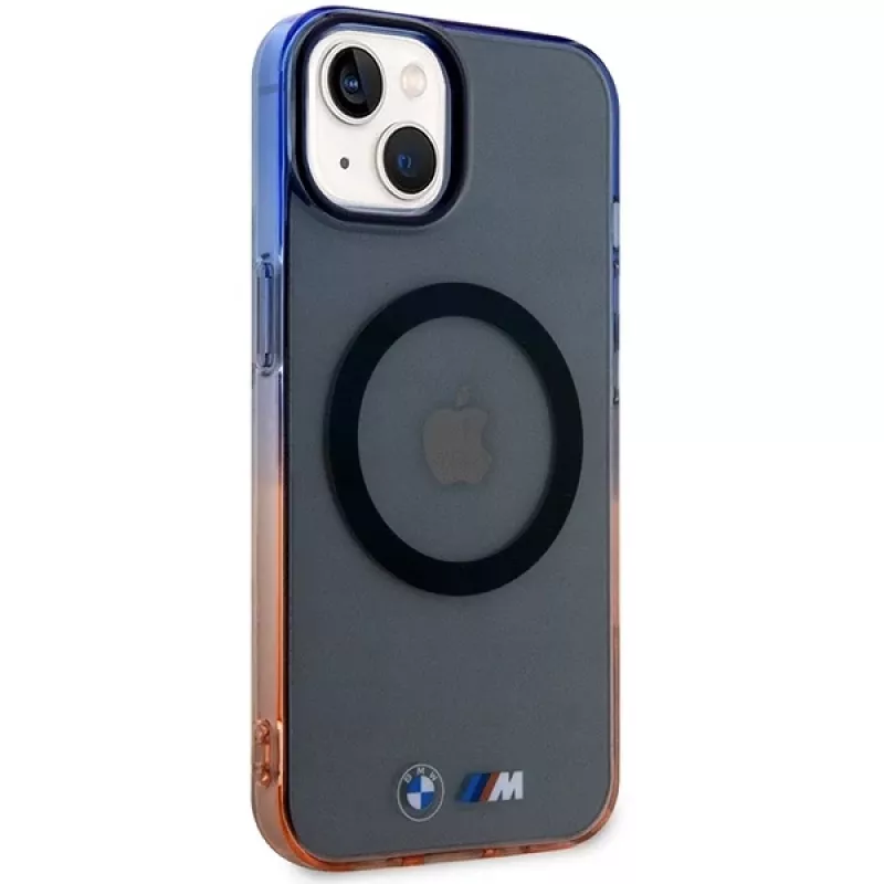 BMW iPhone 13/14/15 Grey Hardcase Gradient Bumper MagSafe