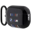 BMW AirPods Pro 2nd Generation apsauginis dangtelis, juodas su M-Stripe dizainu