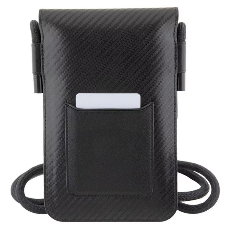 BMW Carbon Tricolor Line Wallet Bag Black