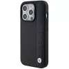 BMW M Collection iPhone 15 Pro Max 6,7 inch Black Hardcase Leather Textured & Stripe