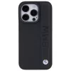 BMW M Collection iPhone 15 Pro Max 6,7 inch Black Hardcase Leather Textured & Stripe