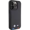 BMW Leather Stamp Tricolor Case, iPhone 15 Pro 6,1 inch, juoda