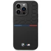 BMW Silicone Pattern Case, skirta Apple iPhone 15 Pro 6,1 colio, juoda