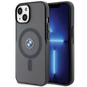 BMW BMHMP15MDSLK iPhone 15 Plus / 14 Plus 6,7 inch Black Hardcase IML Signature MagSafe