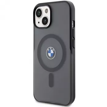 BMW BMHMP15MDSLK iPhone 15 Plus / 14 Plus 6,7 inch Black Hardcase IML Signature MagSafe