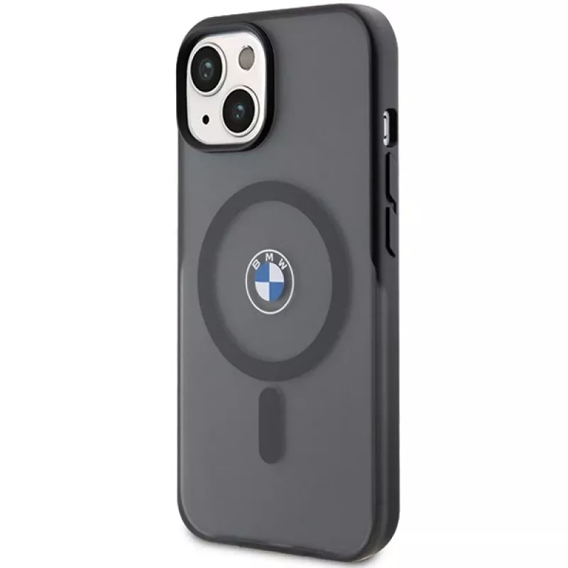 BMW BMHMP15MDSLK iPhone 15 Plus / 14 Plus 6,7 inch Black Hardcase IML Signature MagSafe