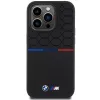 BMW M Silicone Pattern MagSafe Hard Case, skirta Apple iPhone 15 Pro 6,1 inch - Juoda